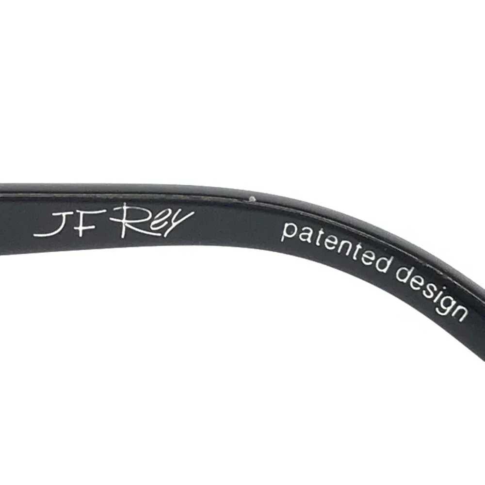 J.F. Rey Eyeglasses Frames JF2599 2525 Denim Blue Ribbed Textured 53-18-130